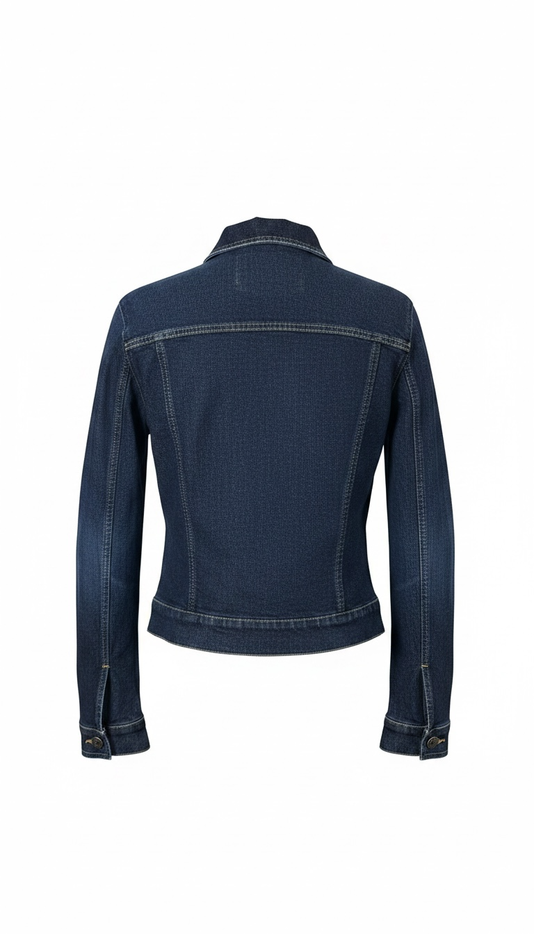 Dark Wash Fitted Denim (Medium)