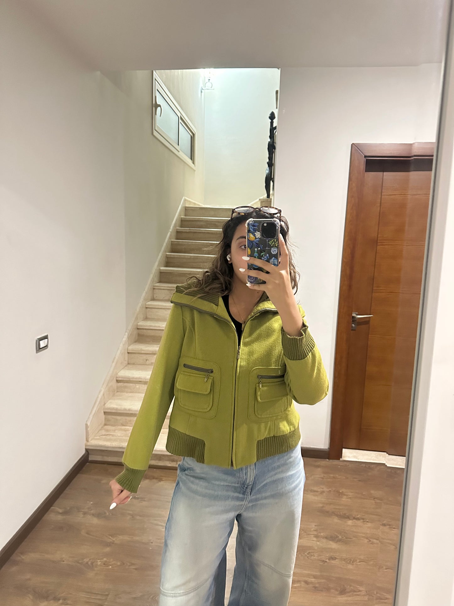 Green Y2K Jacket