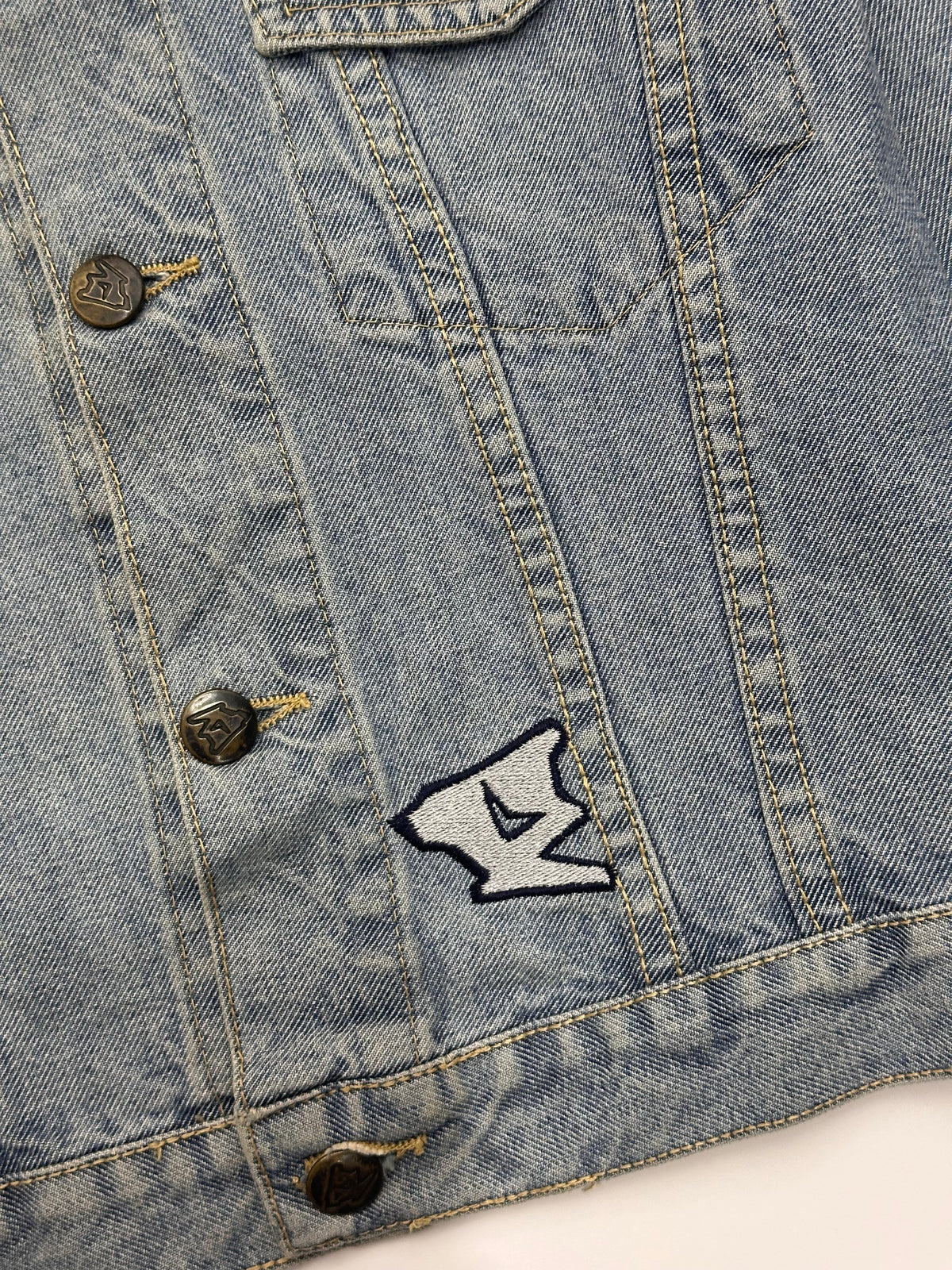Light Wash & Printed Denim (XS)