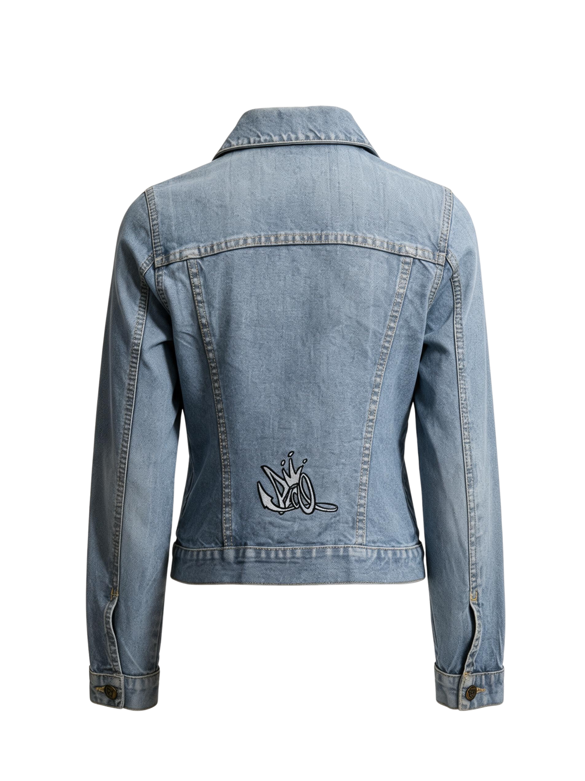 Light Wash & Printed Denim (XS)