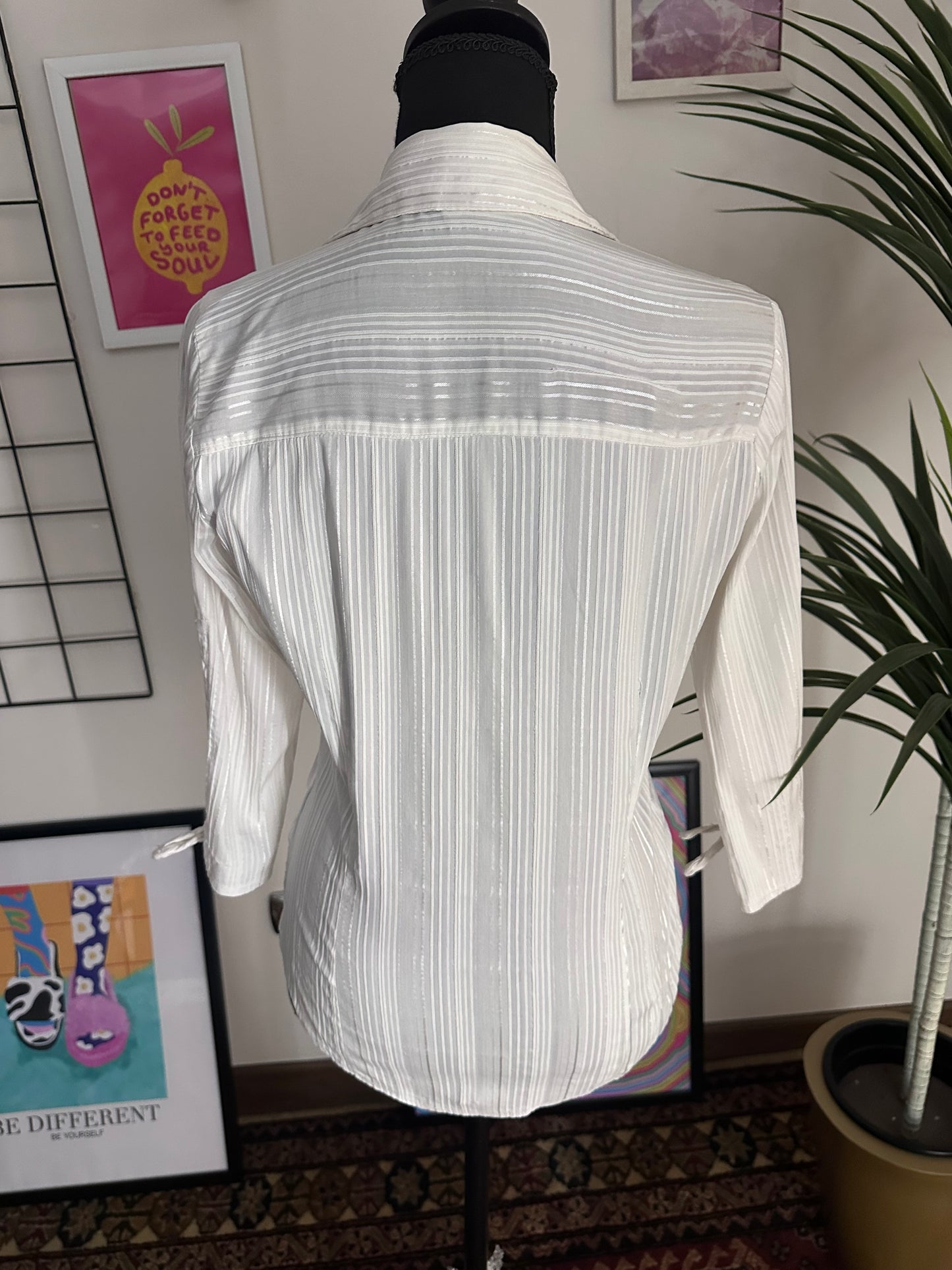 Mesh Striped Shirt (Large)