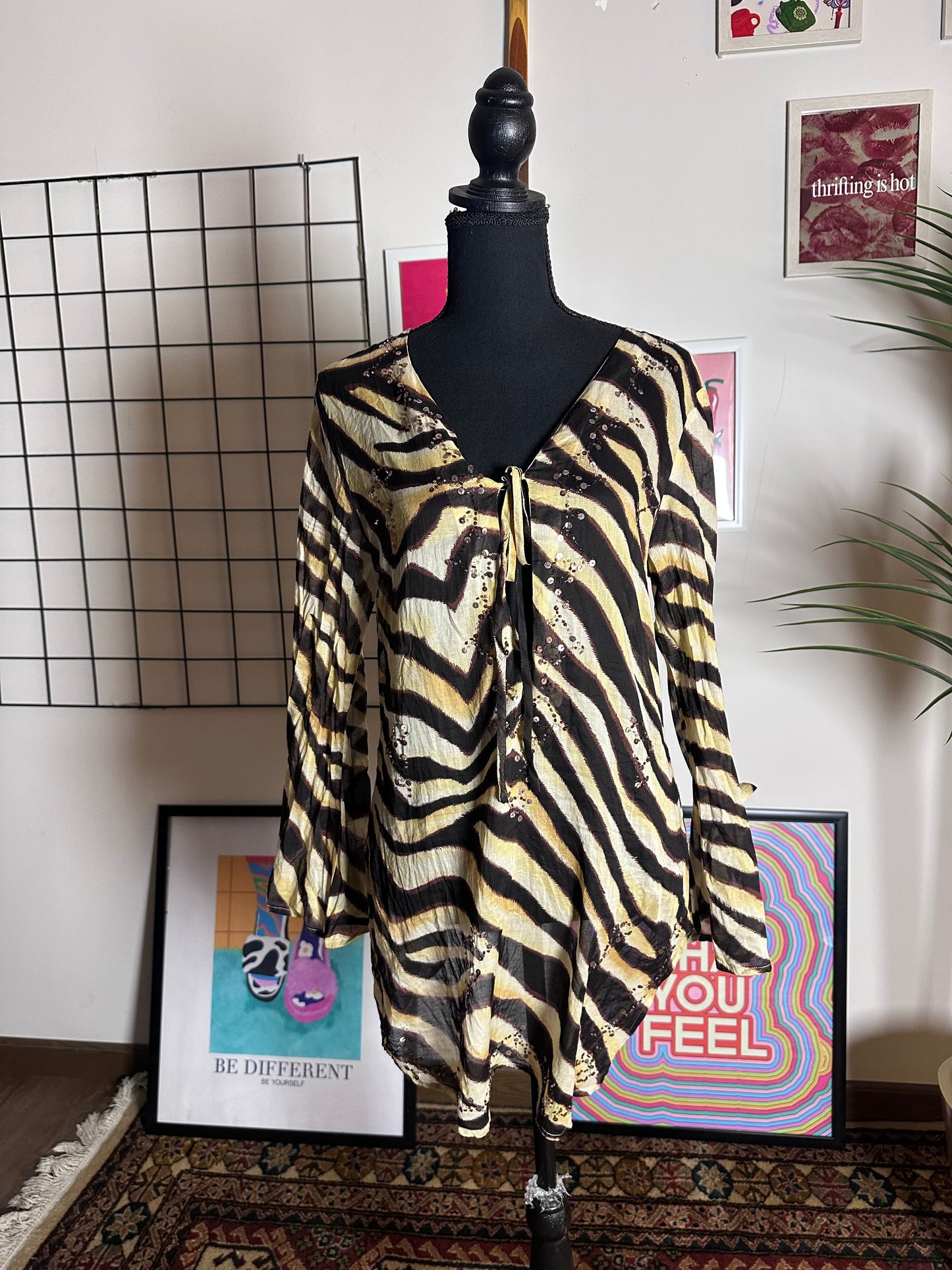 Brown Zebra Coverup (Small)