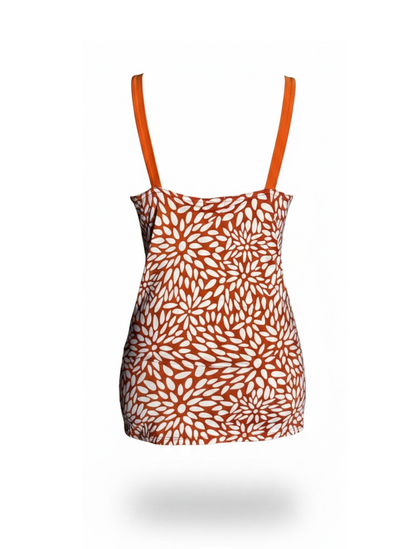 Orange Bloom Rushed Top (X Large)