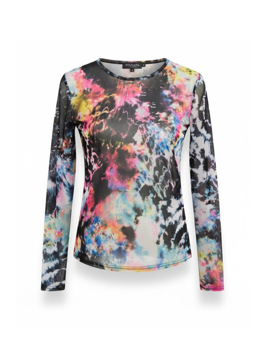 Vibrant Sheer Top (Small)