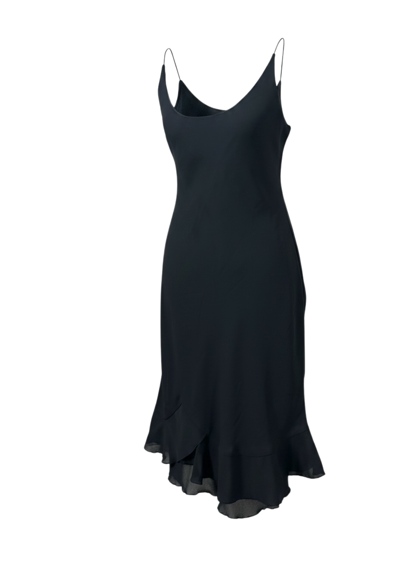 Black Ruffled Dress (Large)