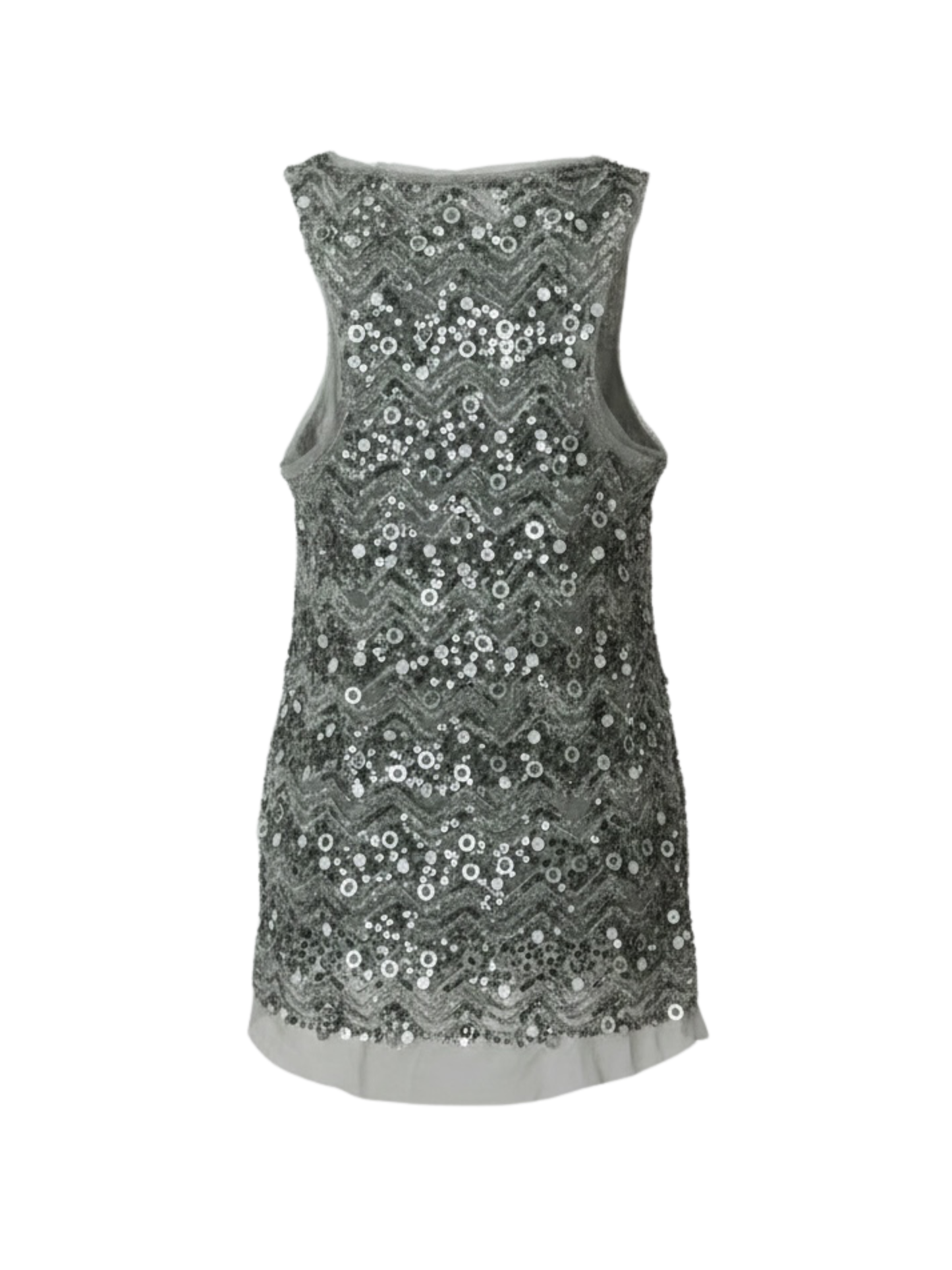 Silver Sequined Top (Medium)