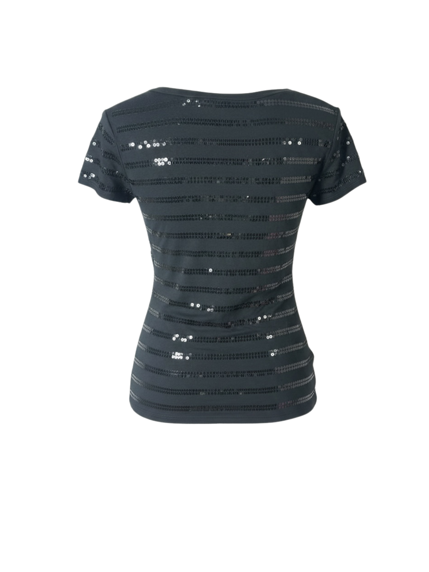 Sequin Black T-shirt (Medium)