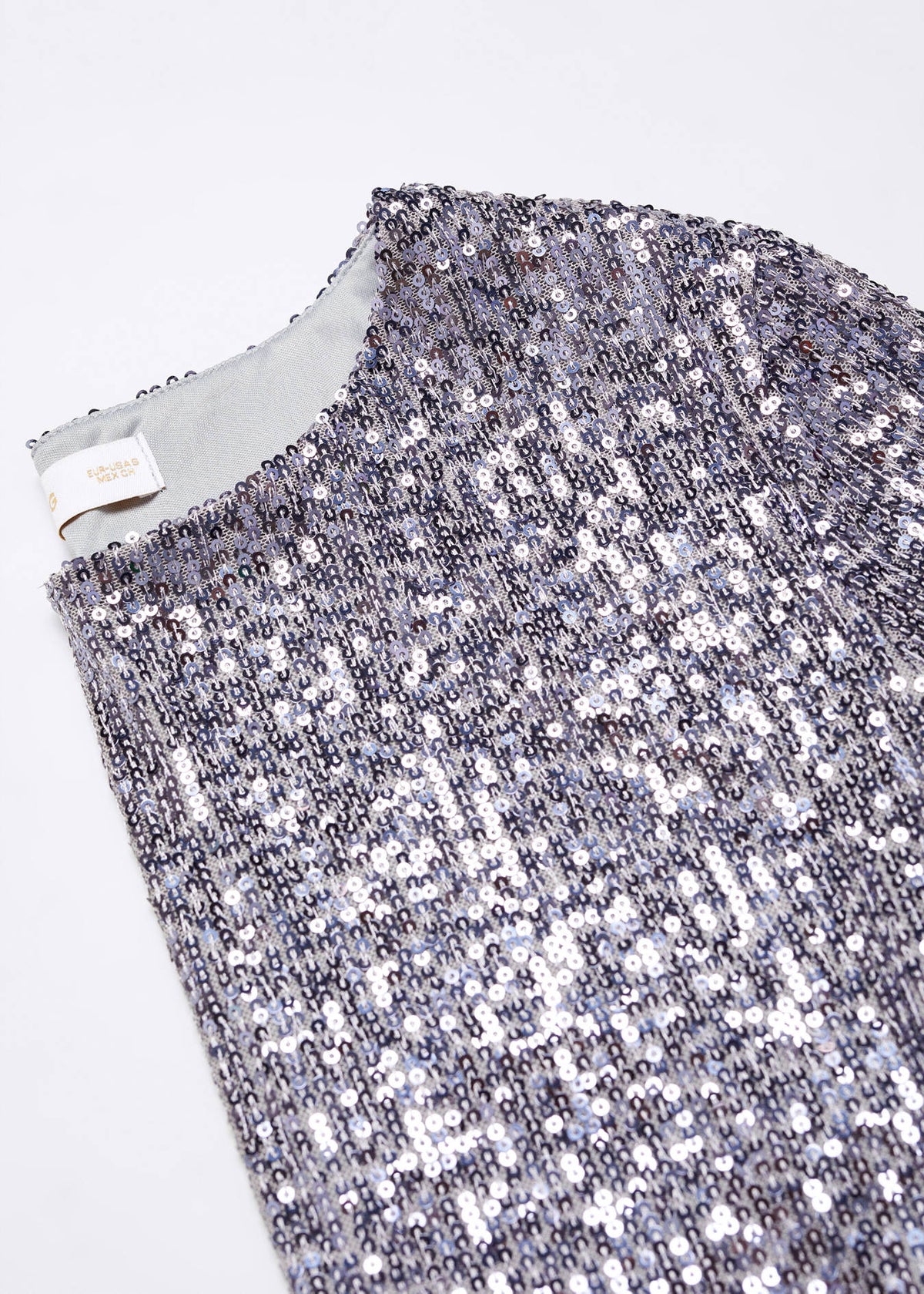 Silver Long Sleeve Top (Small)
