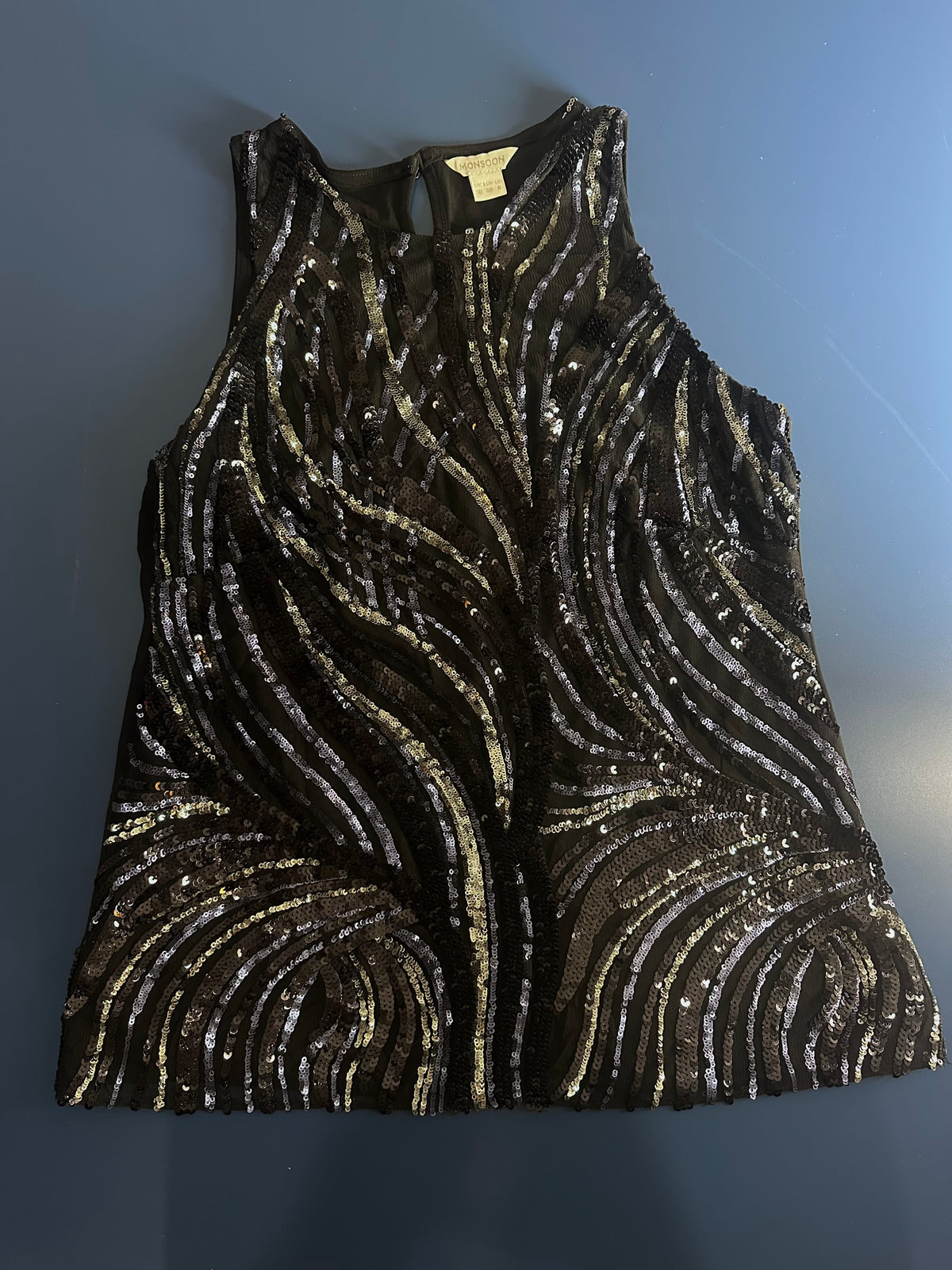 Swirl Sequin Top (Large)