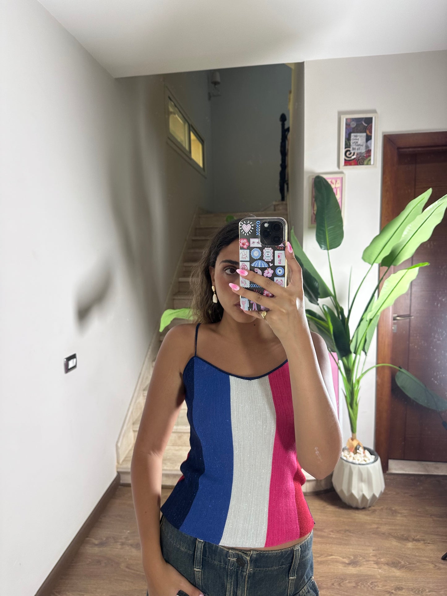 Glitter Striped Top (Small)