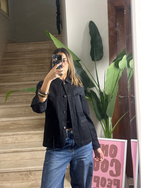 Oversized Minimalist Denim (Medium)