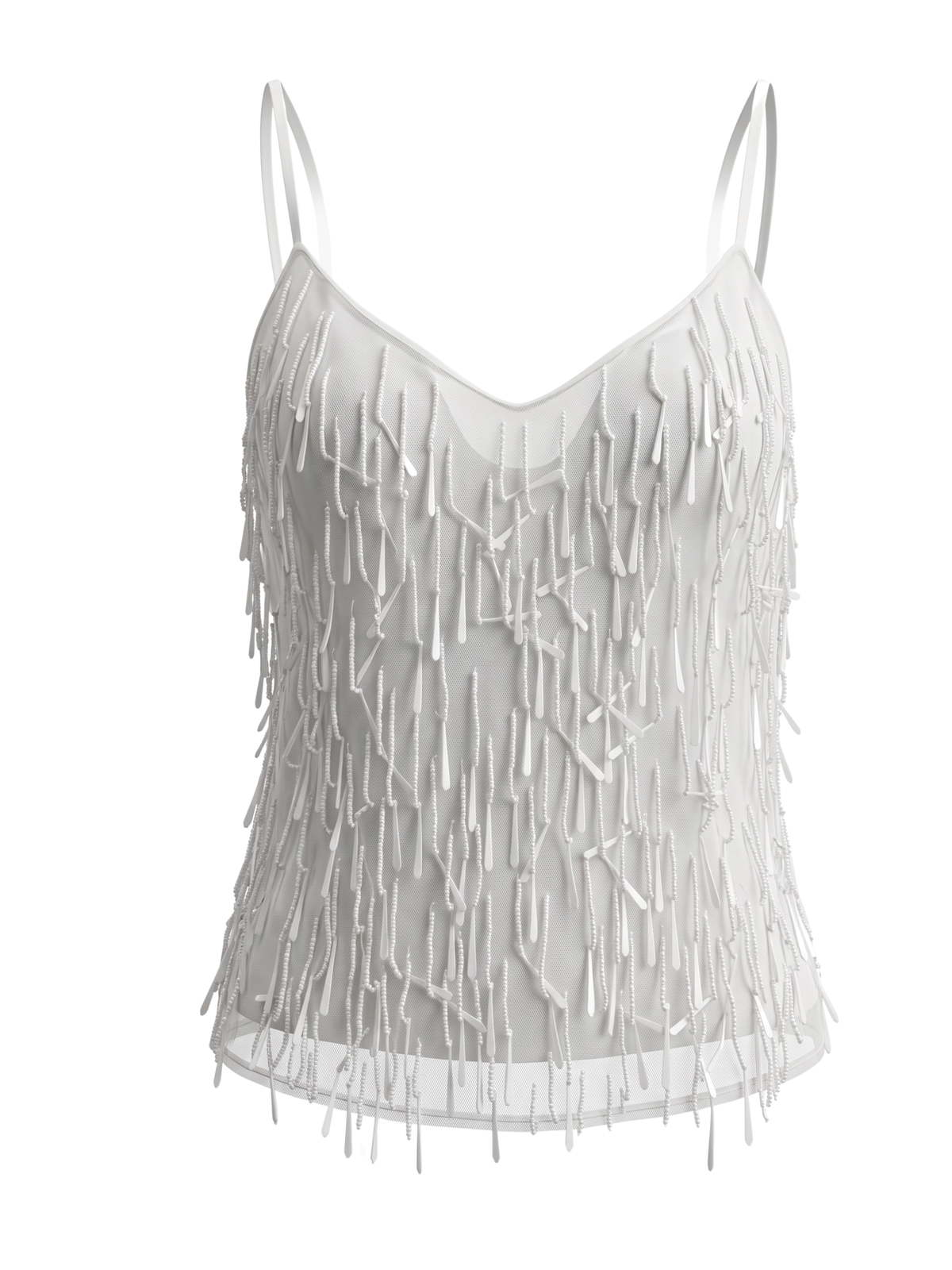 White Sequins Top (M/L)