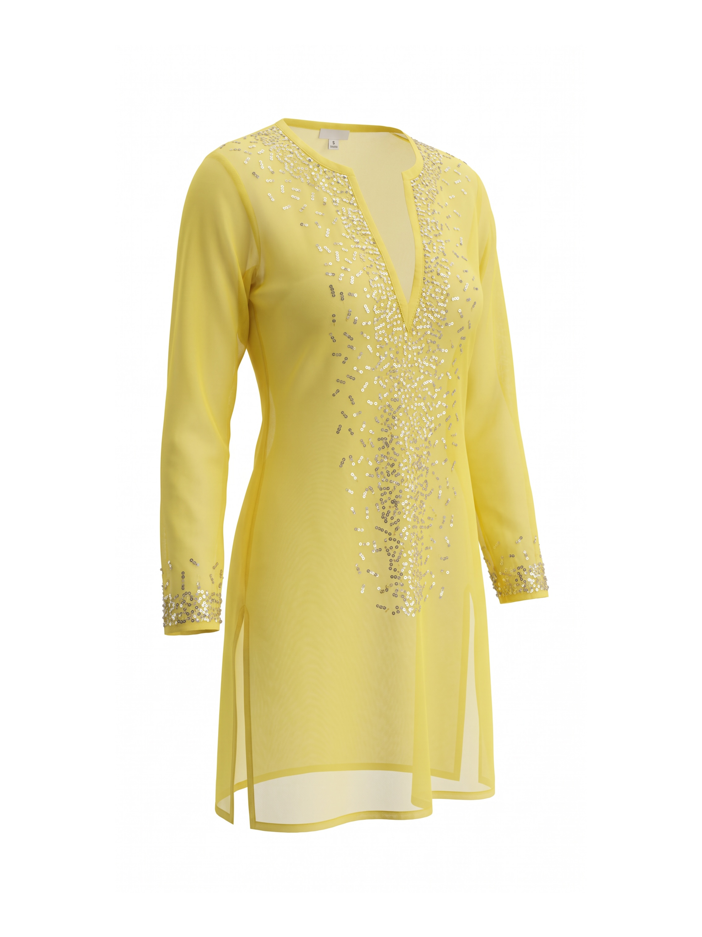 Yellow Sequin Cover Up (Small)