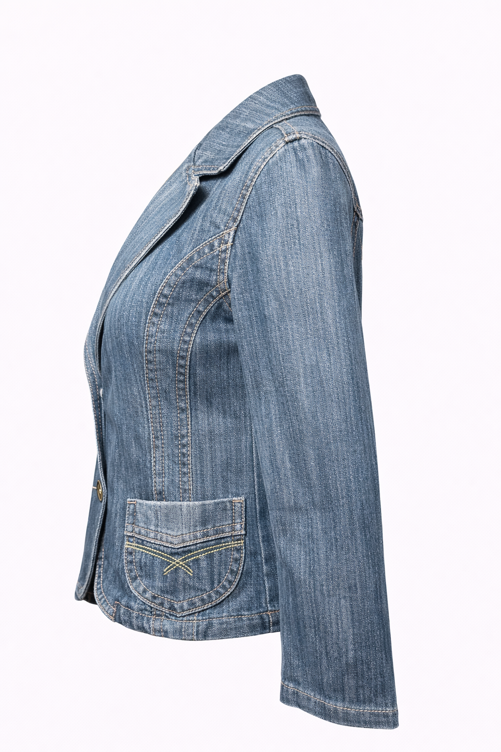 Fitted Patterned Denim (Small)