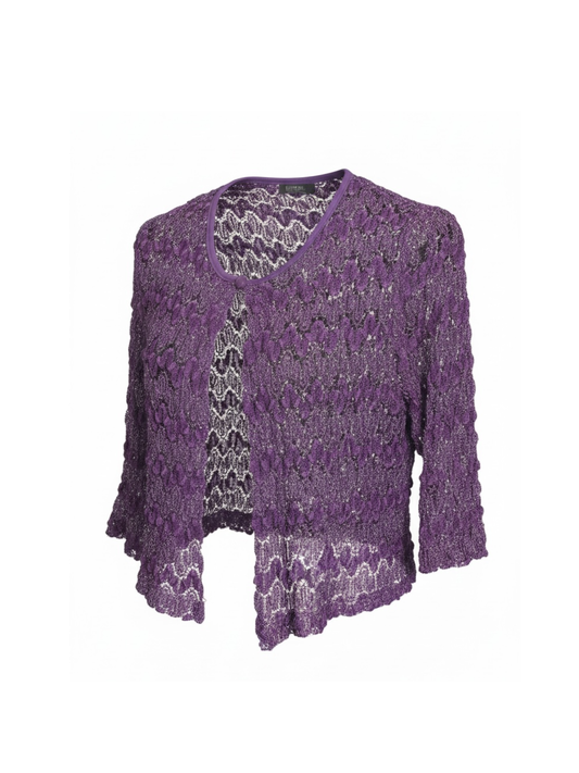 Purple Shimmer Knit (Large)