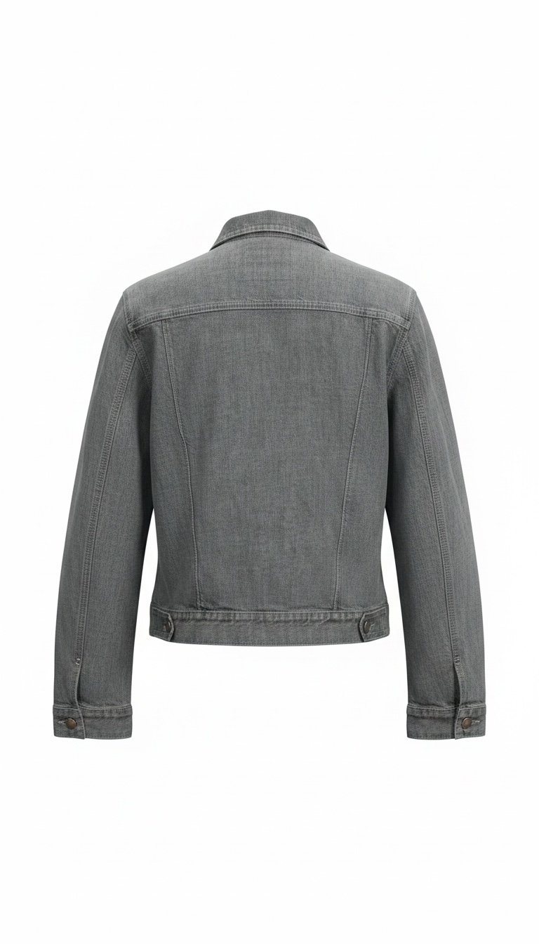 Grey Zipped Up denim (M/L)