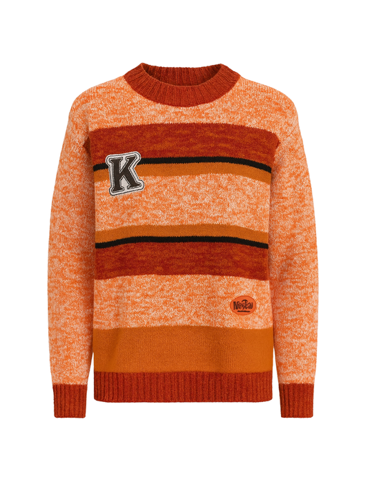 Vintage Patched Pullover