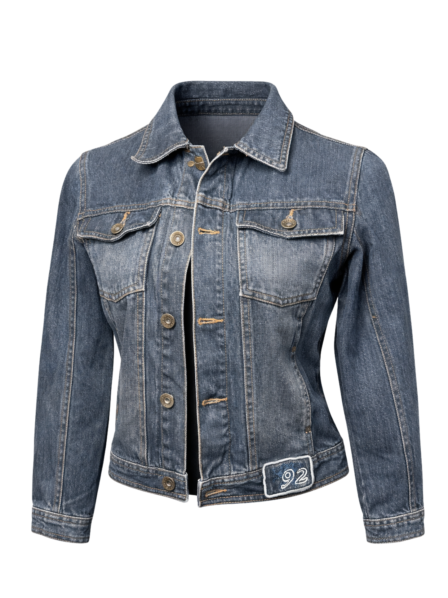 Cropped Patched Denim (X Small)
