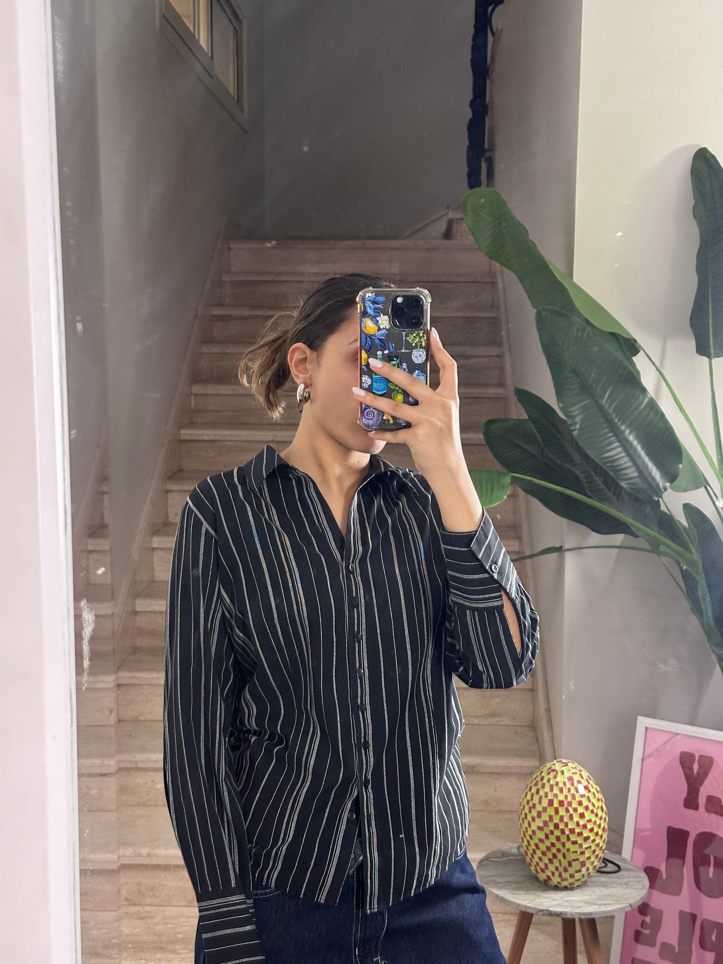 B&W Striped Shirt (XL)