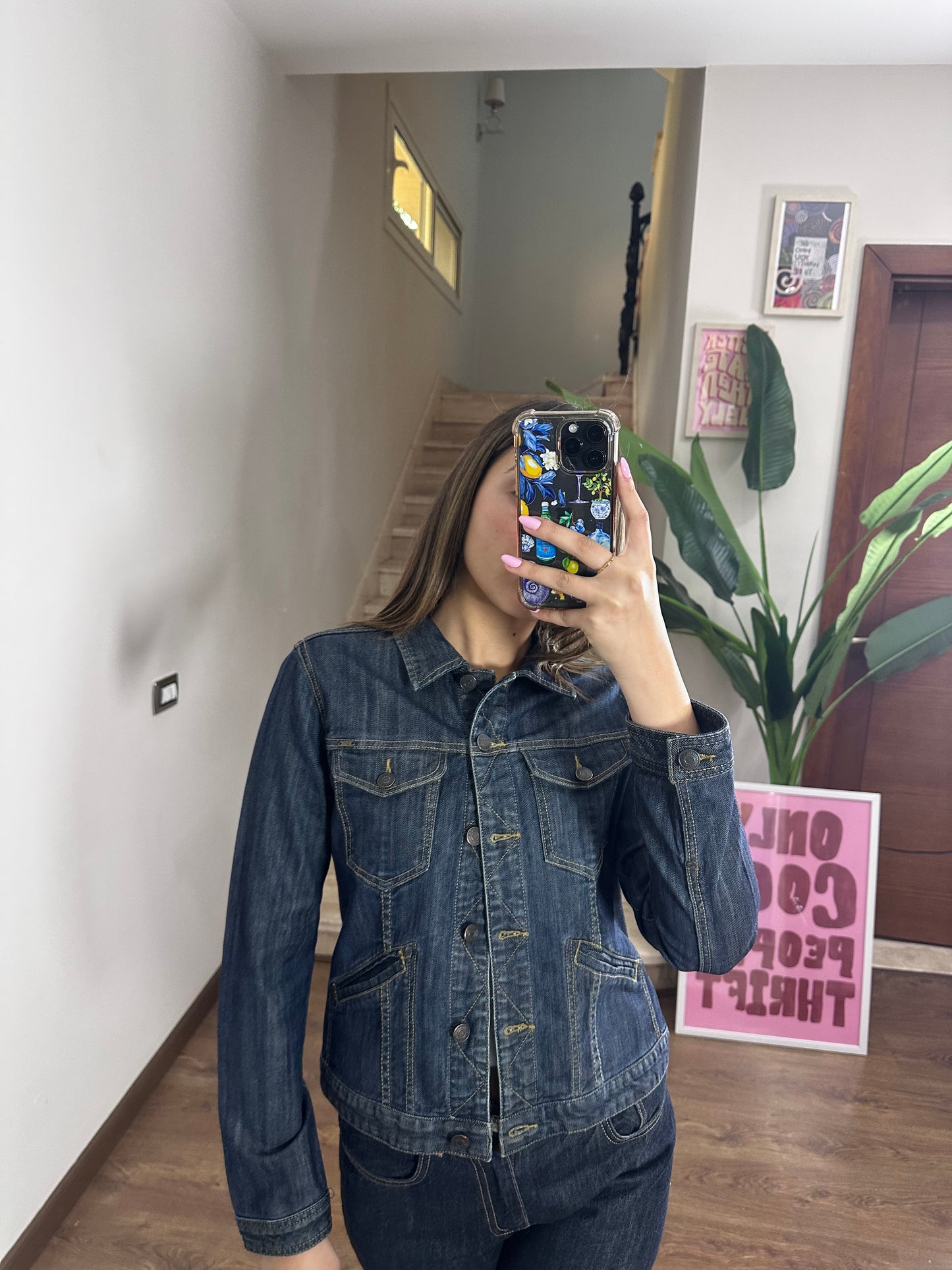 Dark wash vintage denim (Large)