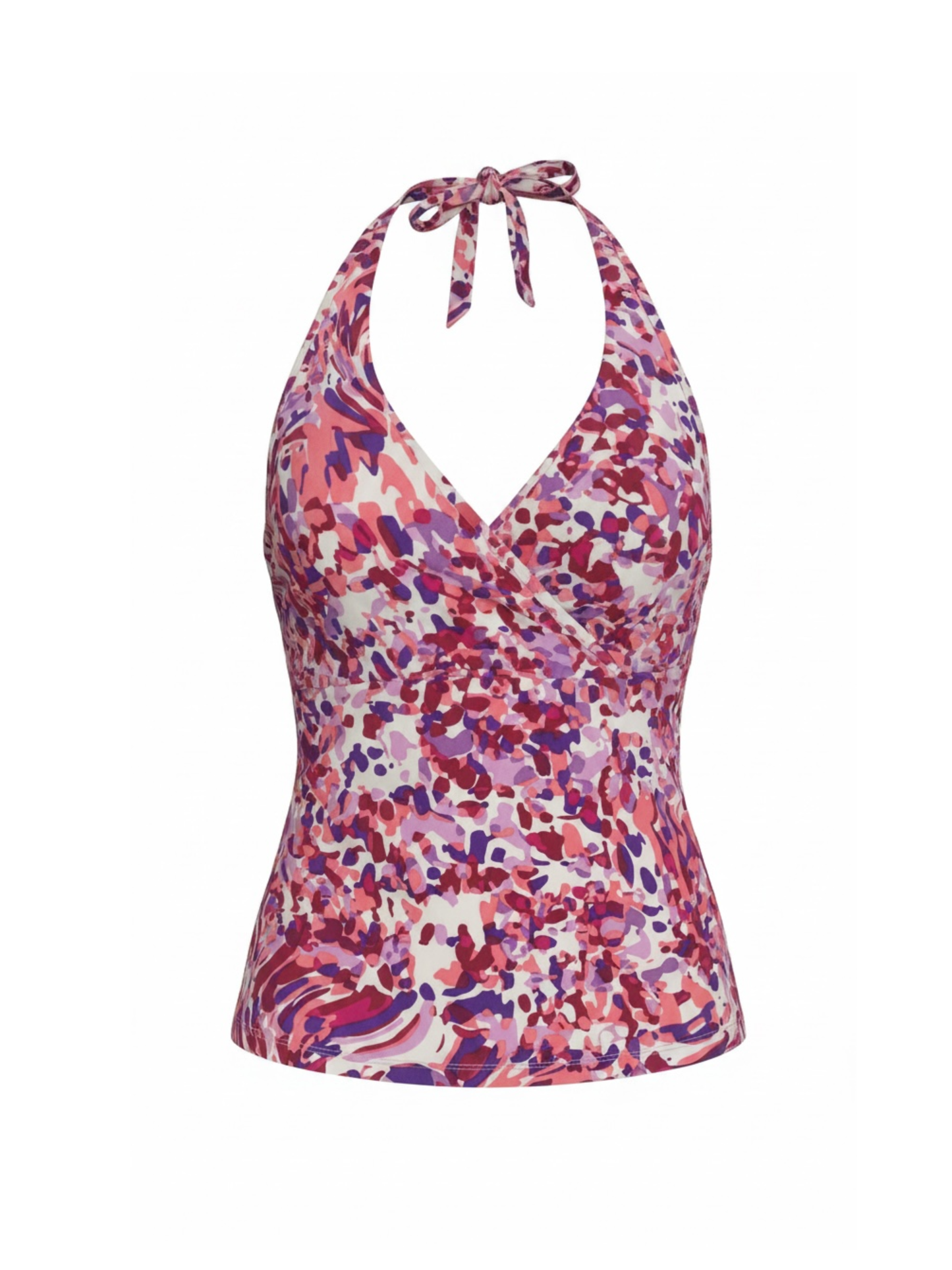 Pink Floral Halter Top (Medium)