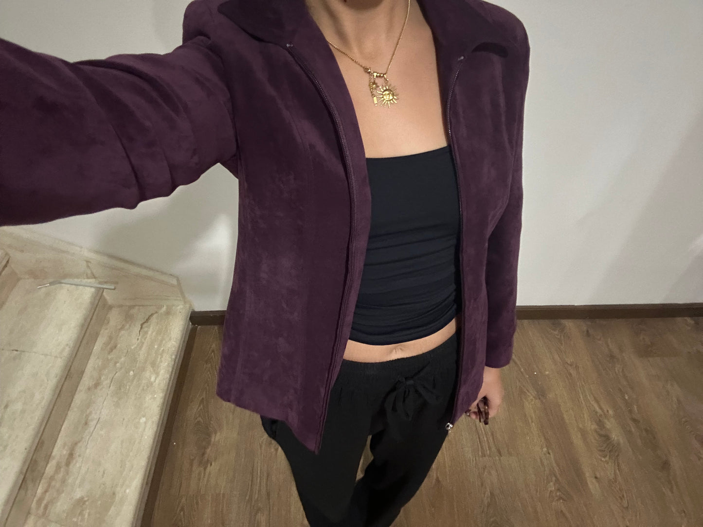 Purple Suede Jacket