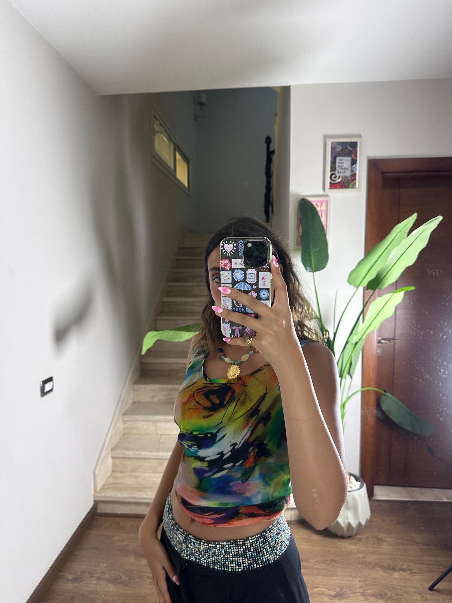 Abstract colored top (Large)