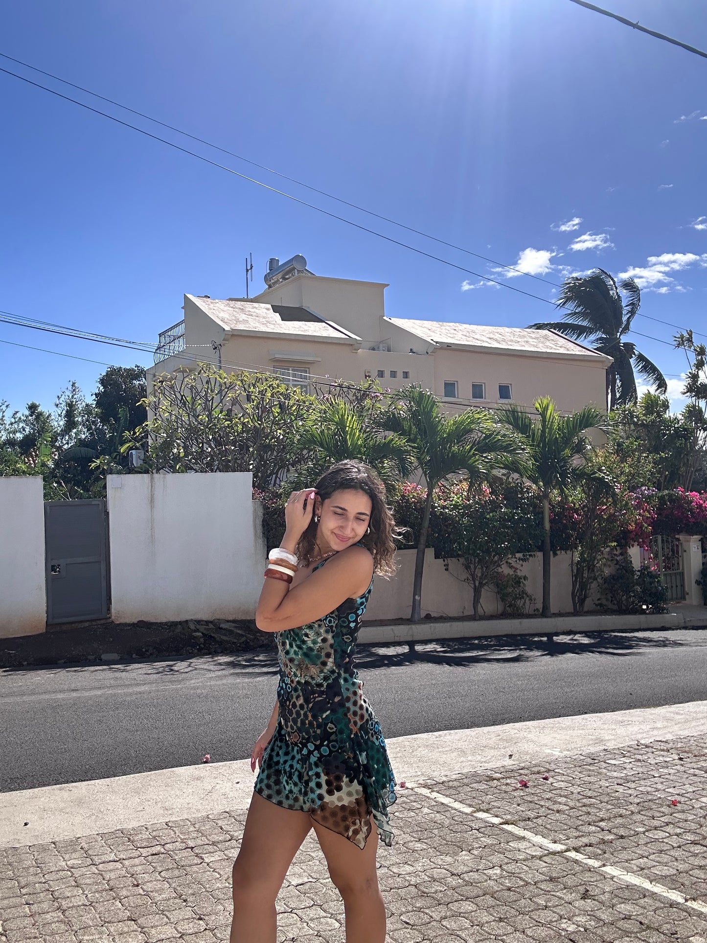 Patterned Y2K dress (medium)