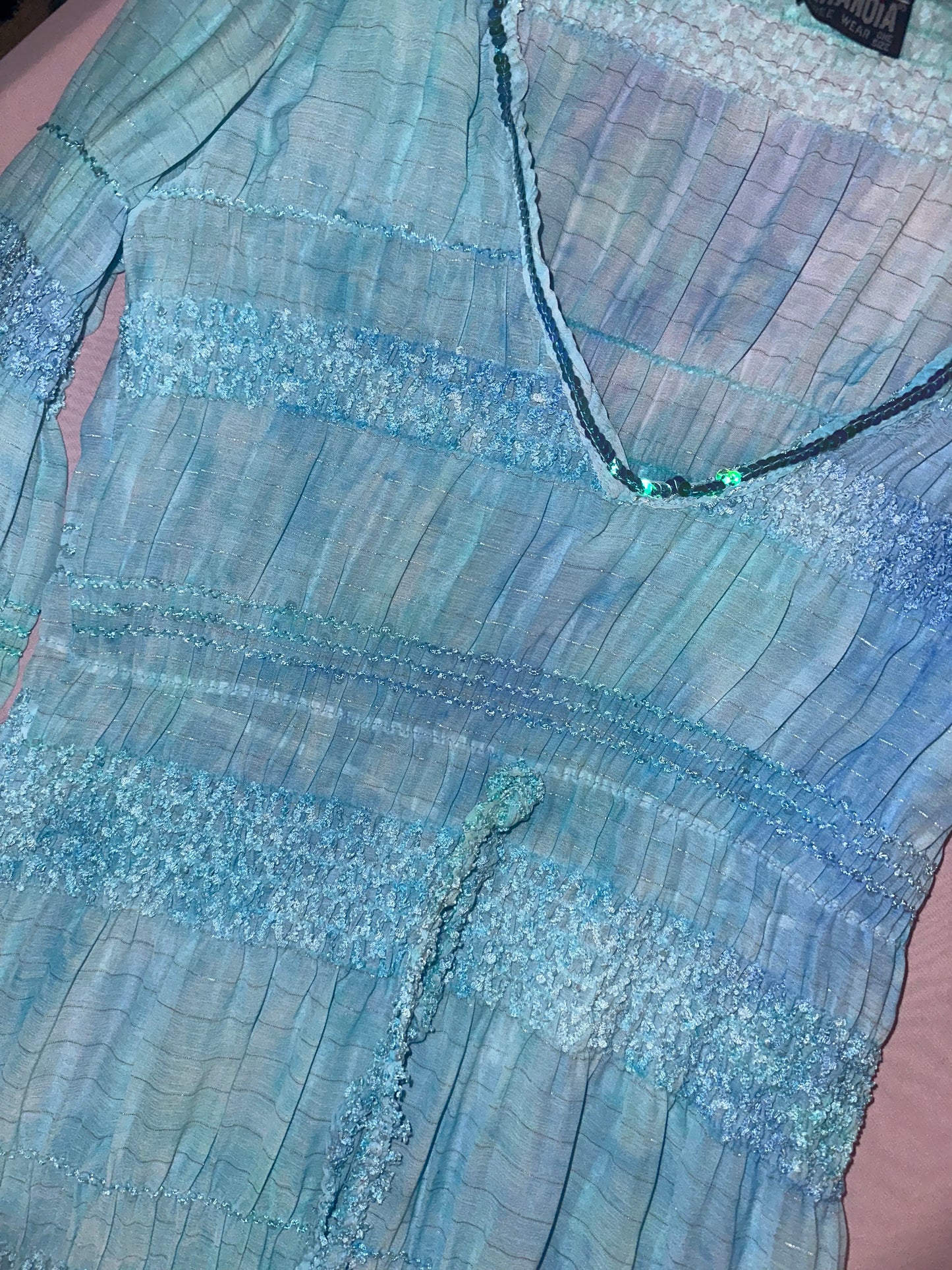 Sequin cover up