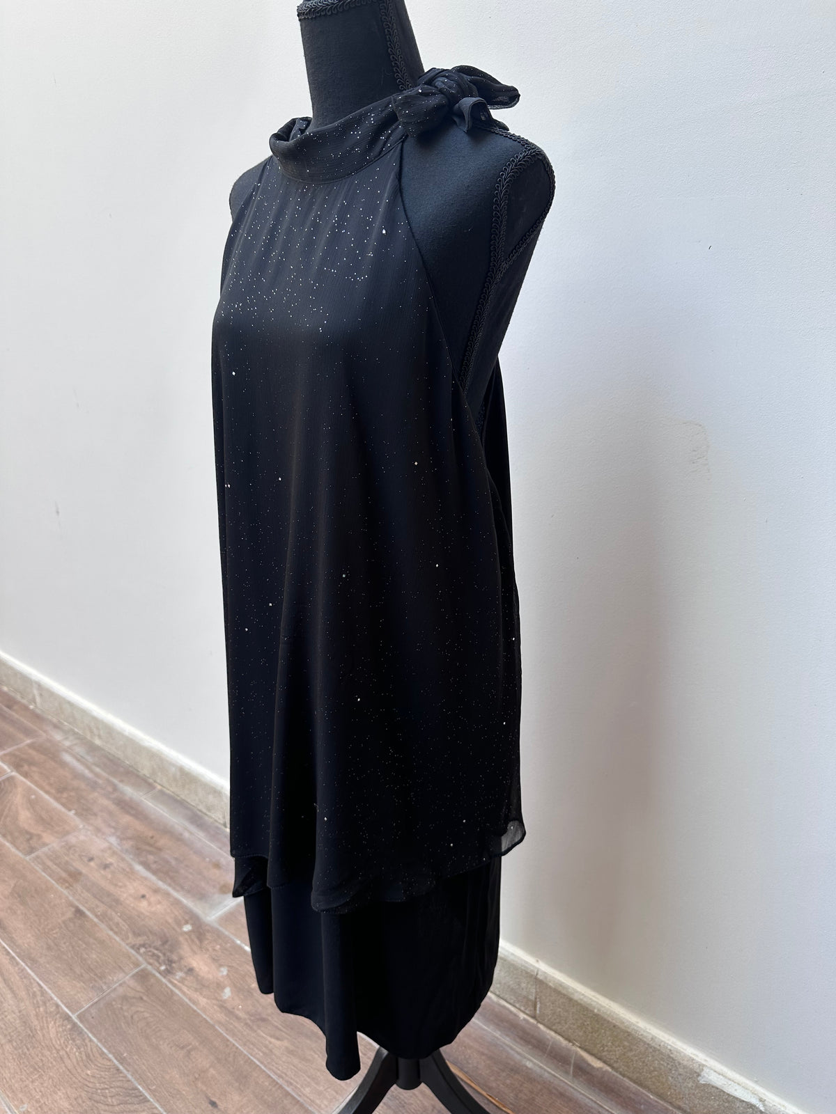Midi Black Dress (X Large)