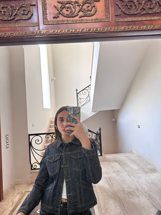 Dark wash vintage denim (Large)
