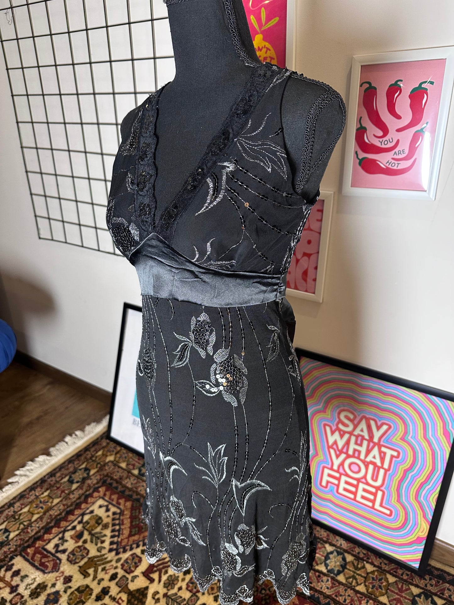 Snatched Sequin Dress (Medium)