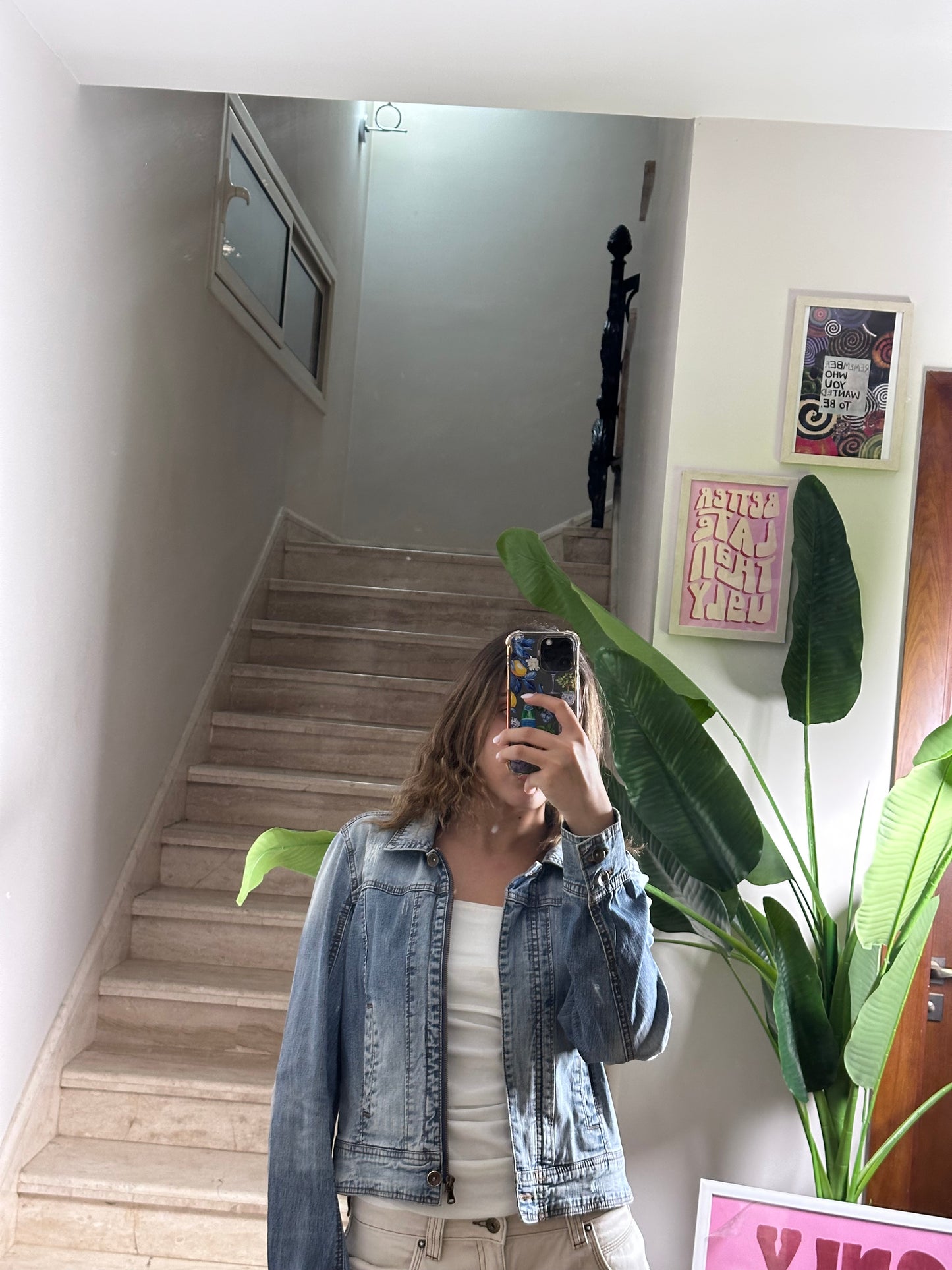 Lightwash Zipped Up Denim (Small)