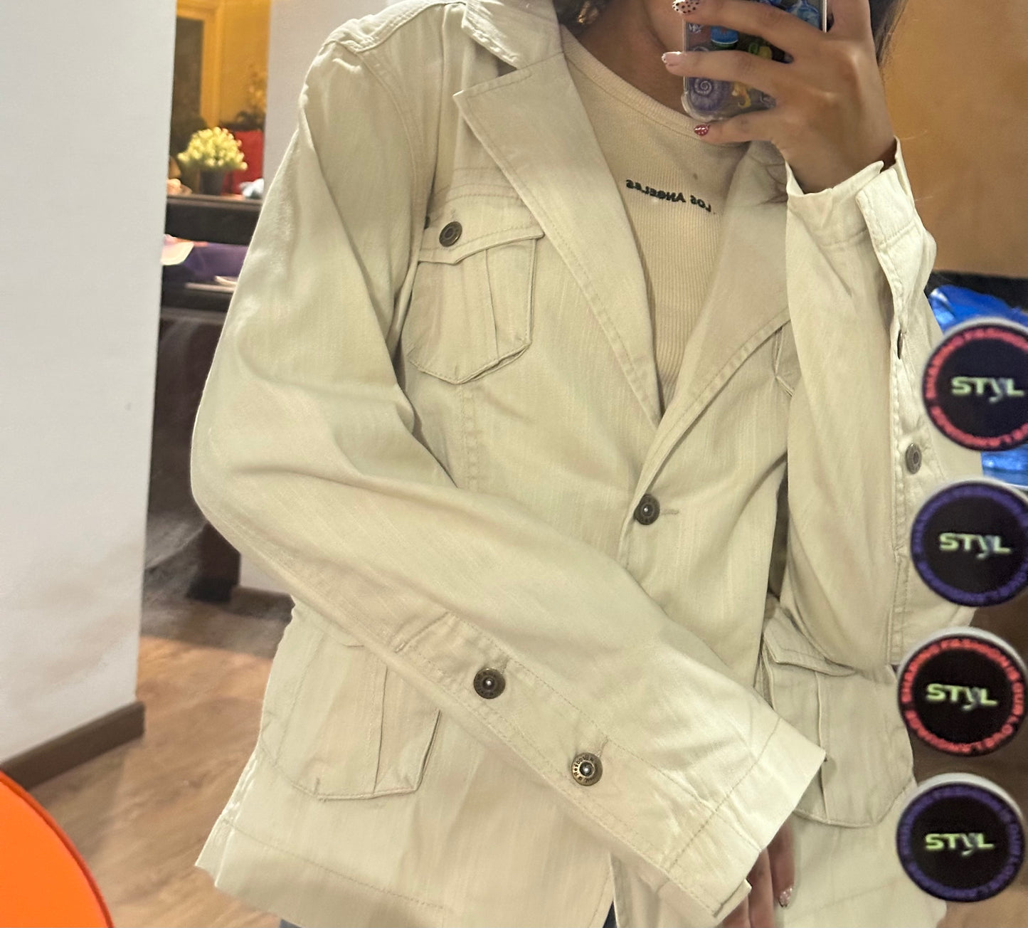 Beige Blazer