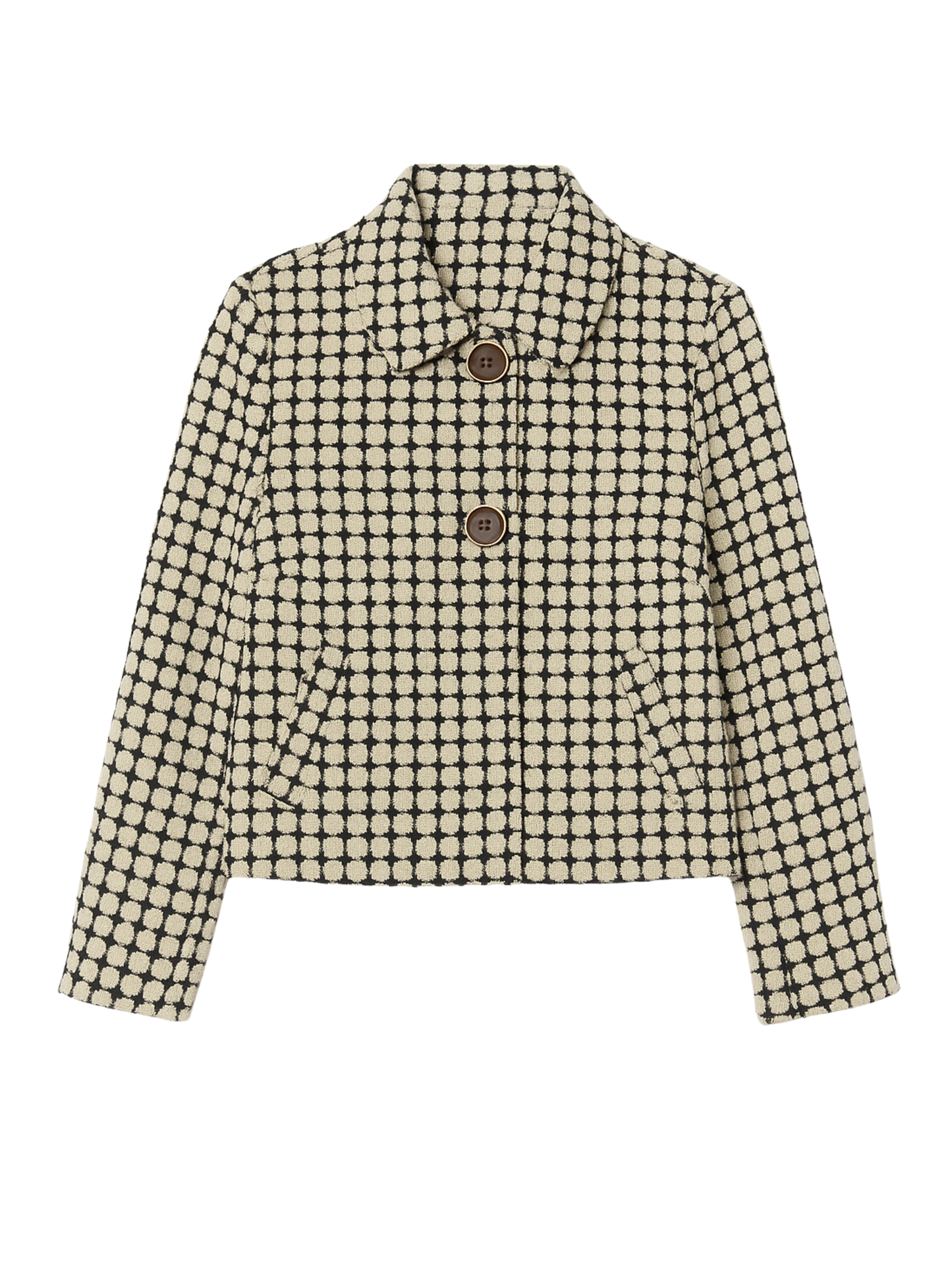 Checked Brown & White Jacket