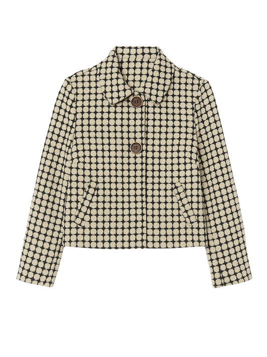 Checked Brown & White Jacket