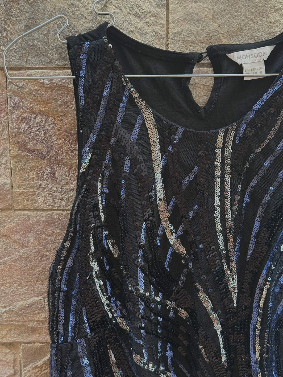 Swirl Sequin Top (Large)
