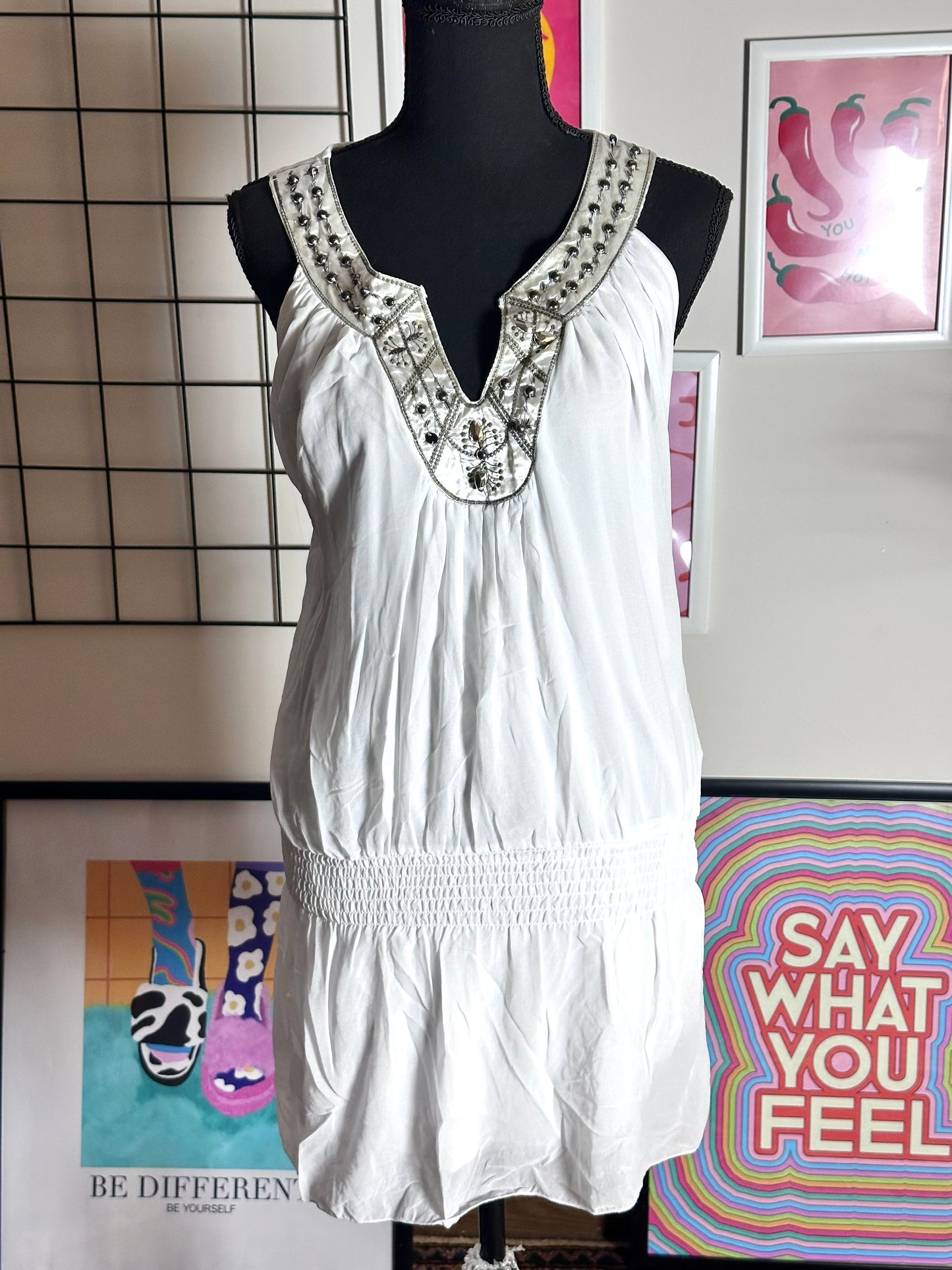 Embellished Beaded Cover Up (Large)