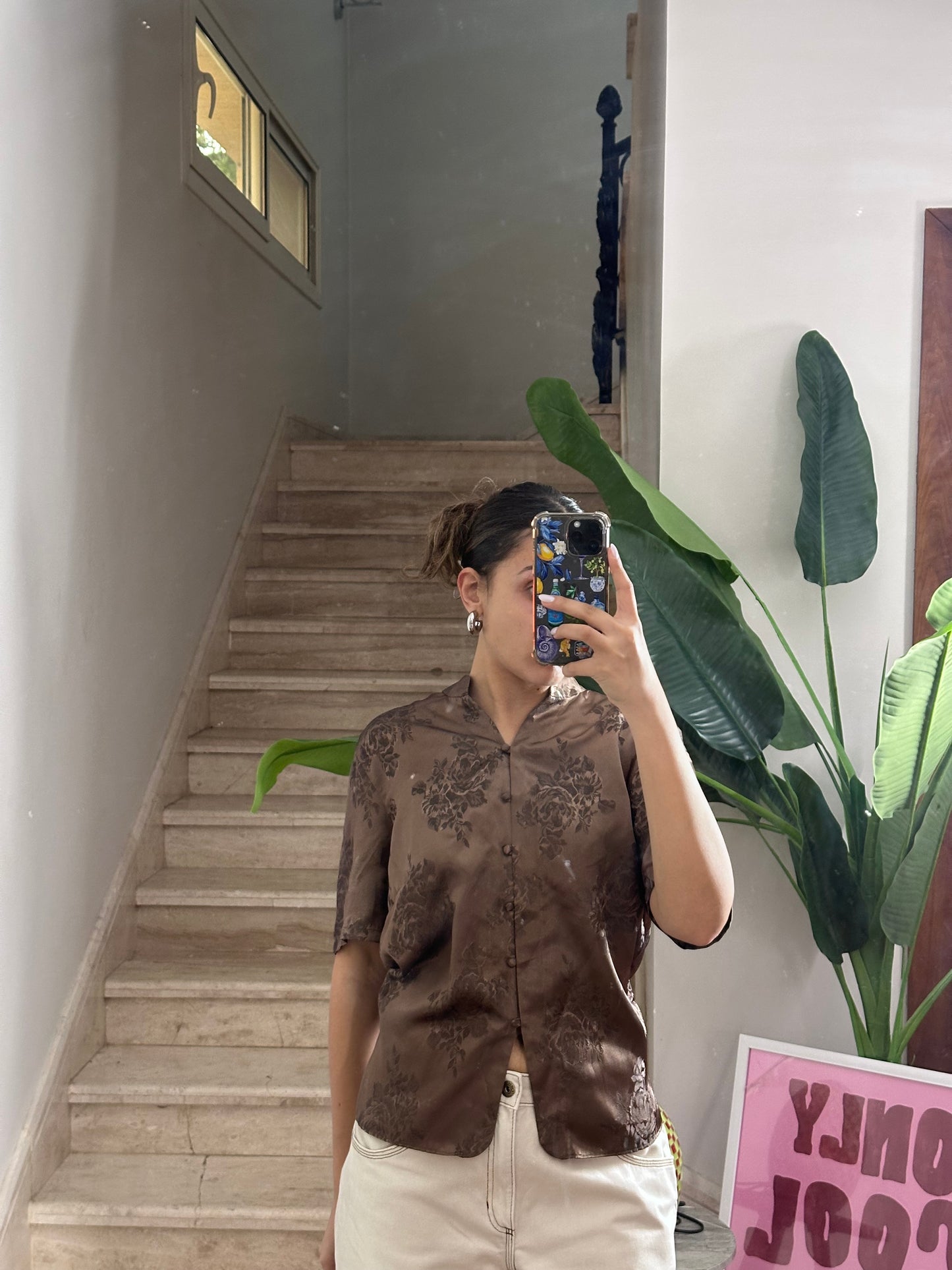 Asian Satin Shirt (XL)