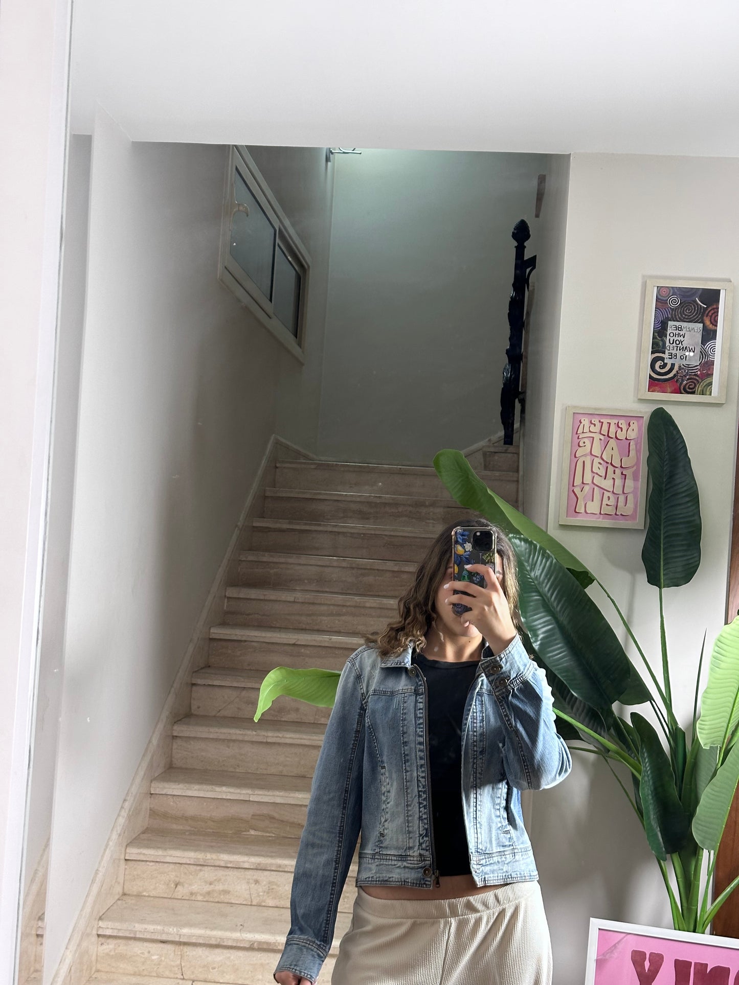 Lightwash Zipped Up Denim (Small)