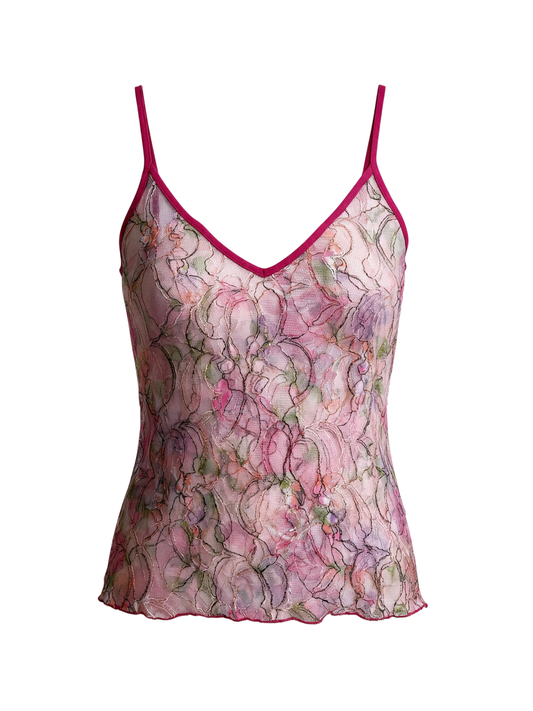 Floral Mesh Top (Medium)