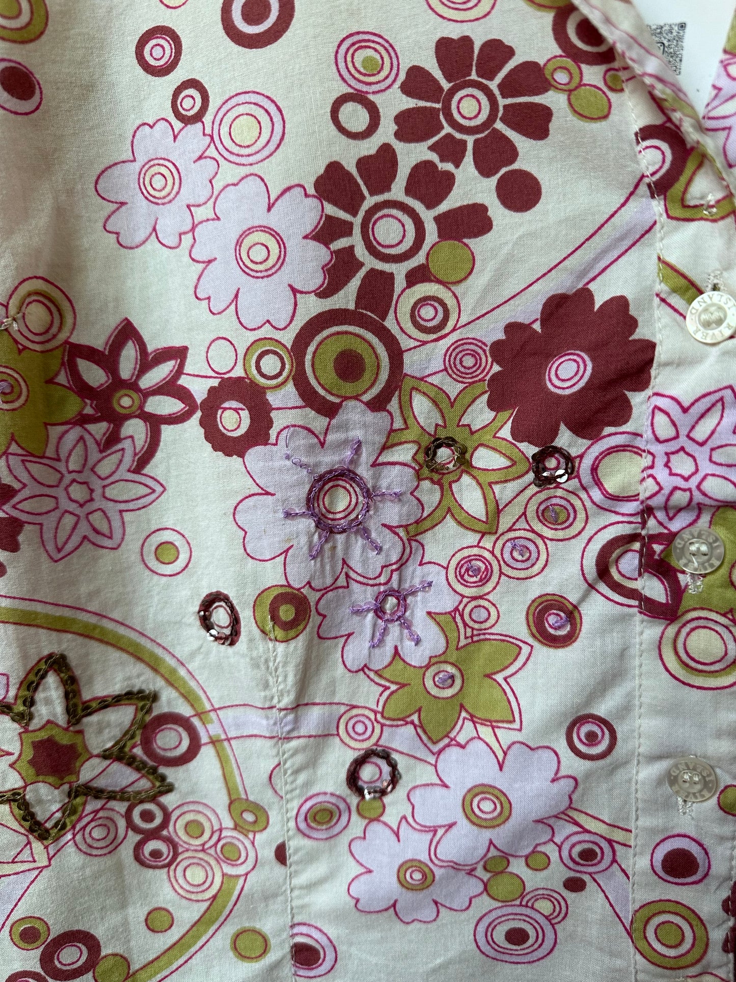 Floral Y2K Shirt (Large)
