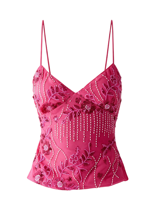 Pink Beaded Top (Small)