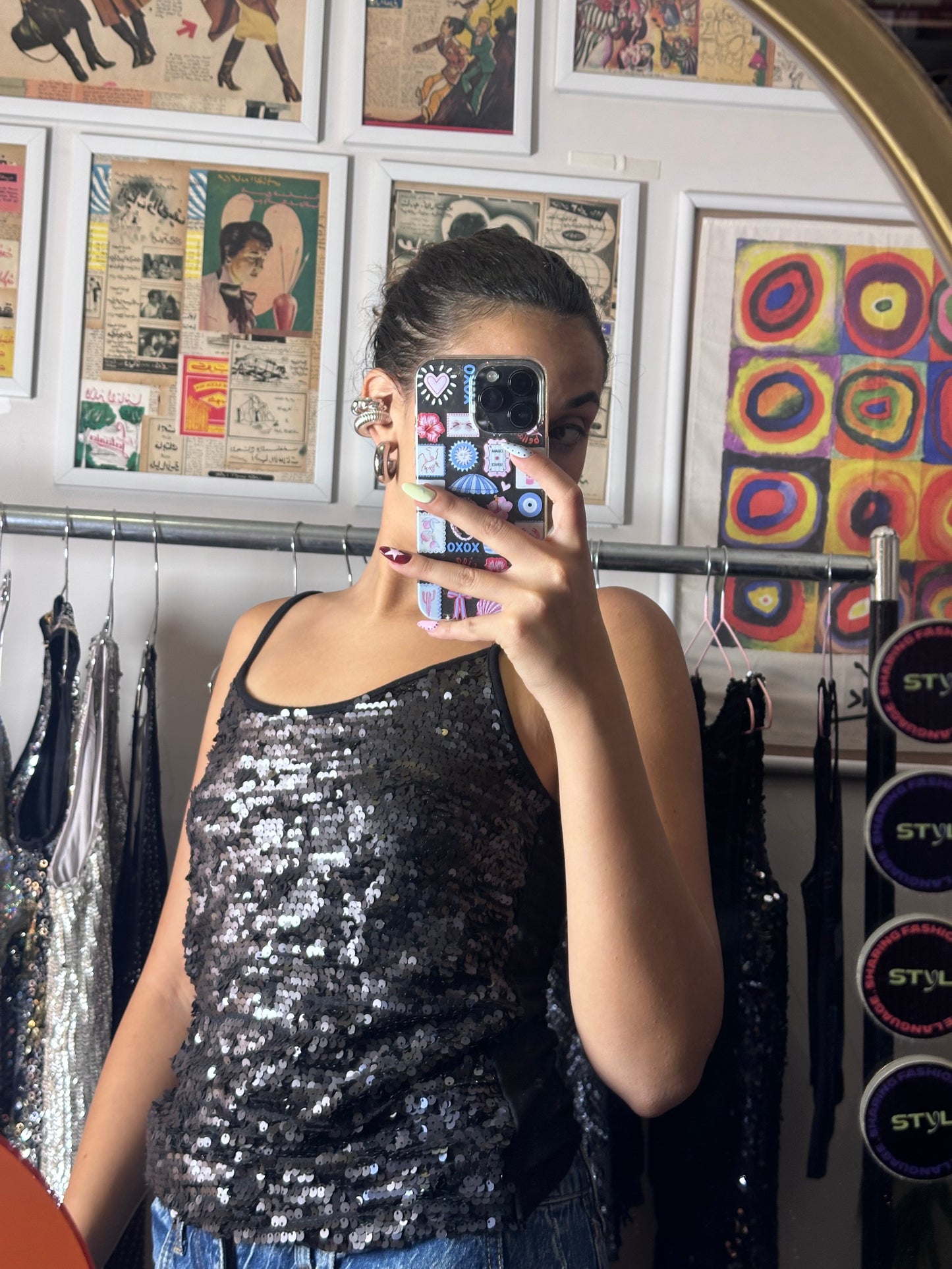 Cami Sequin Top (Medium)