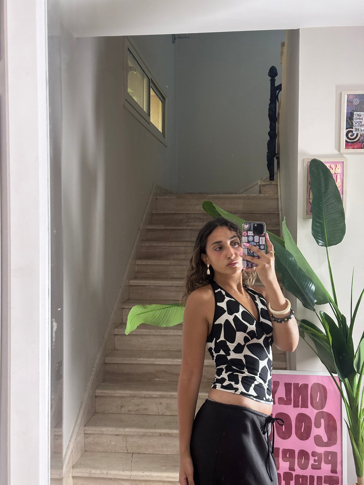 Halter Print Top (Medium)