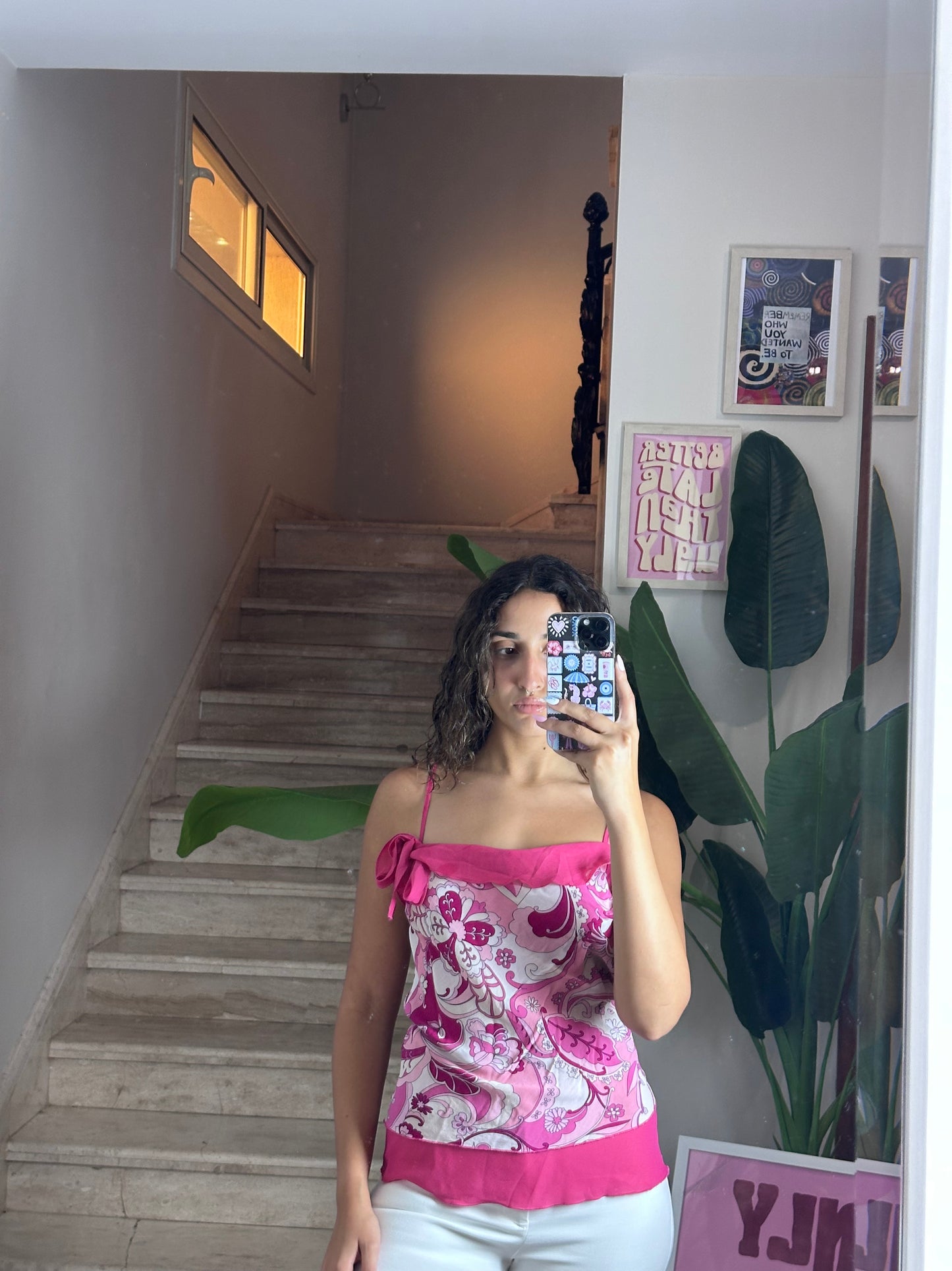 Floral Y2K Top (Large)