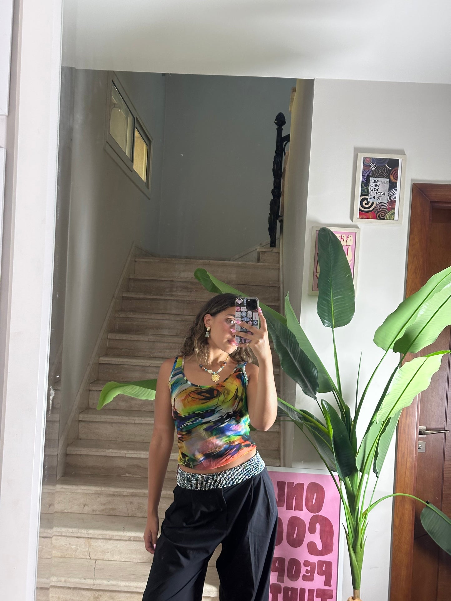 Abstract colored top (Large)