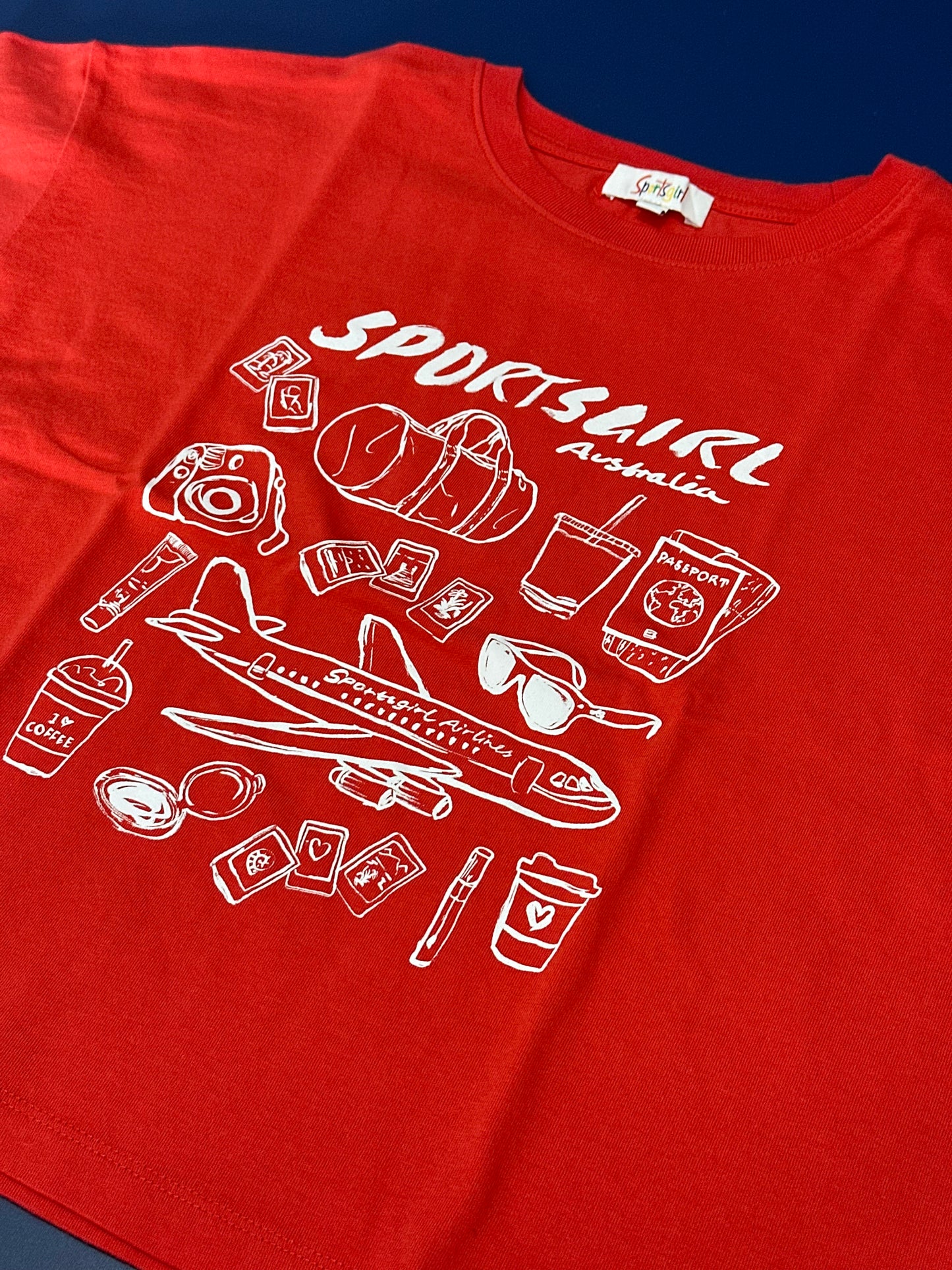 Oversized Sports Girl Tee (Small)
