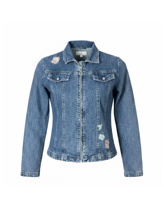 Floral Embroidery Denim (Small)