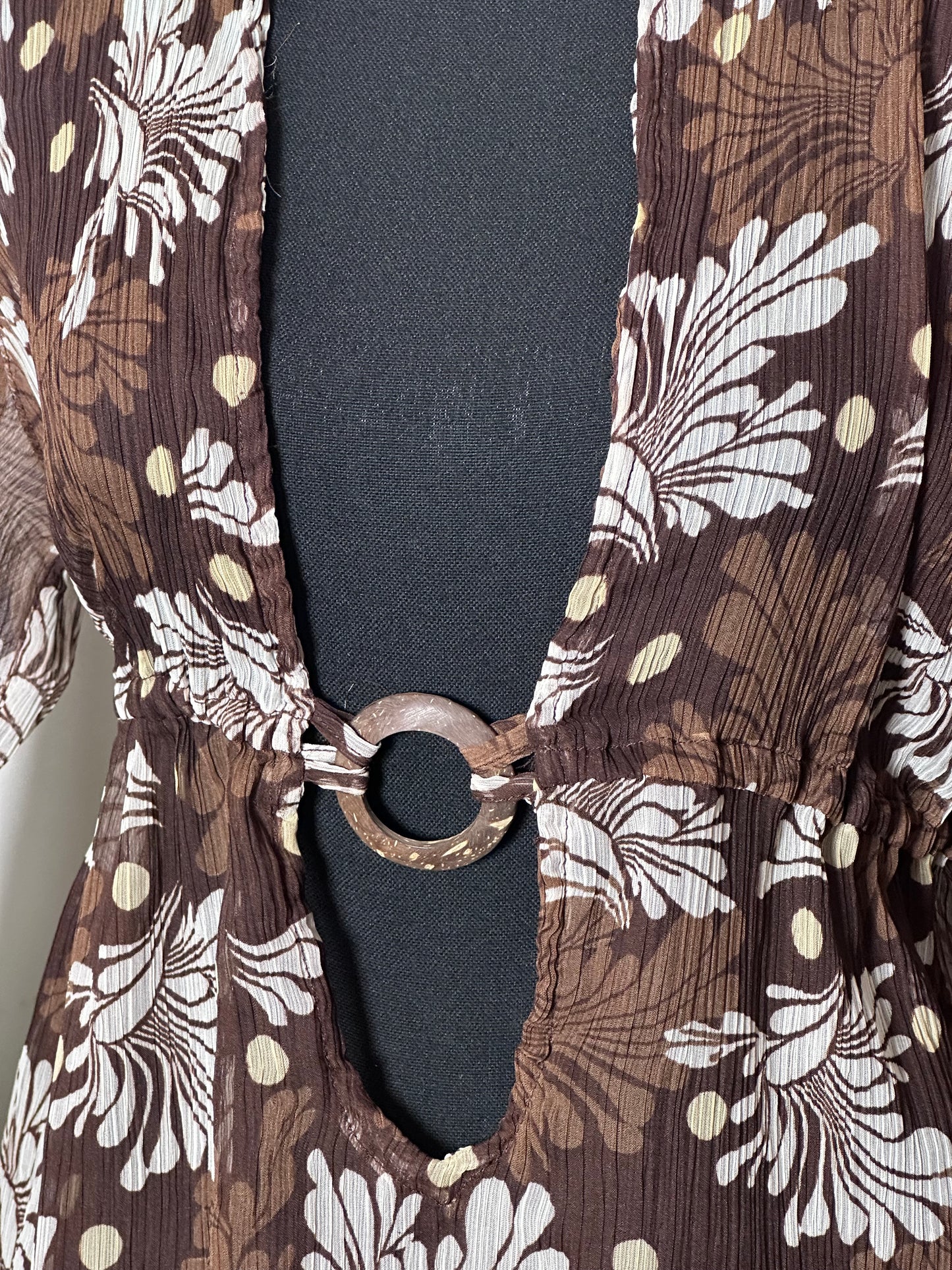 Floral Brown See Through (Medium)